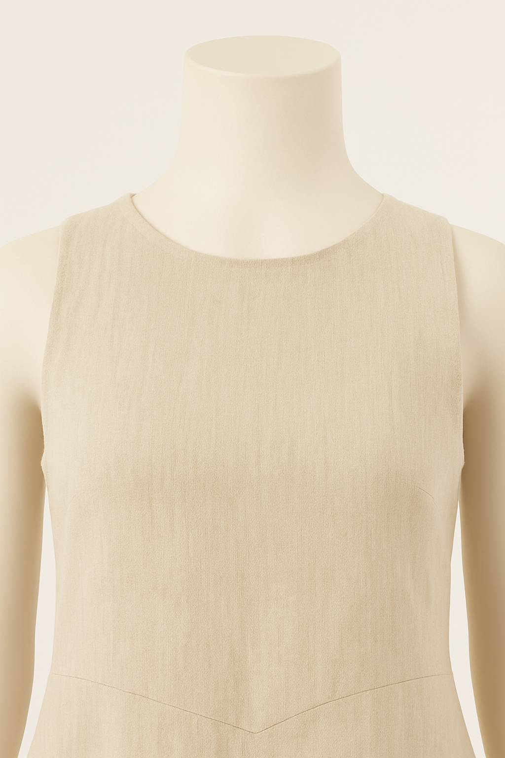 Pure Linen Classic Tie Waist Short Dress