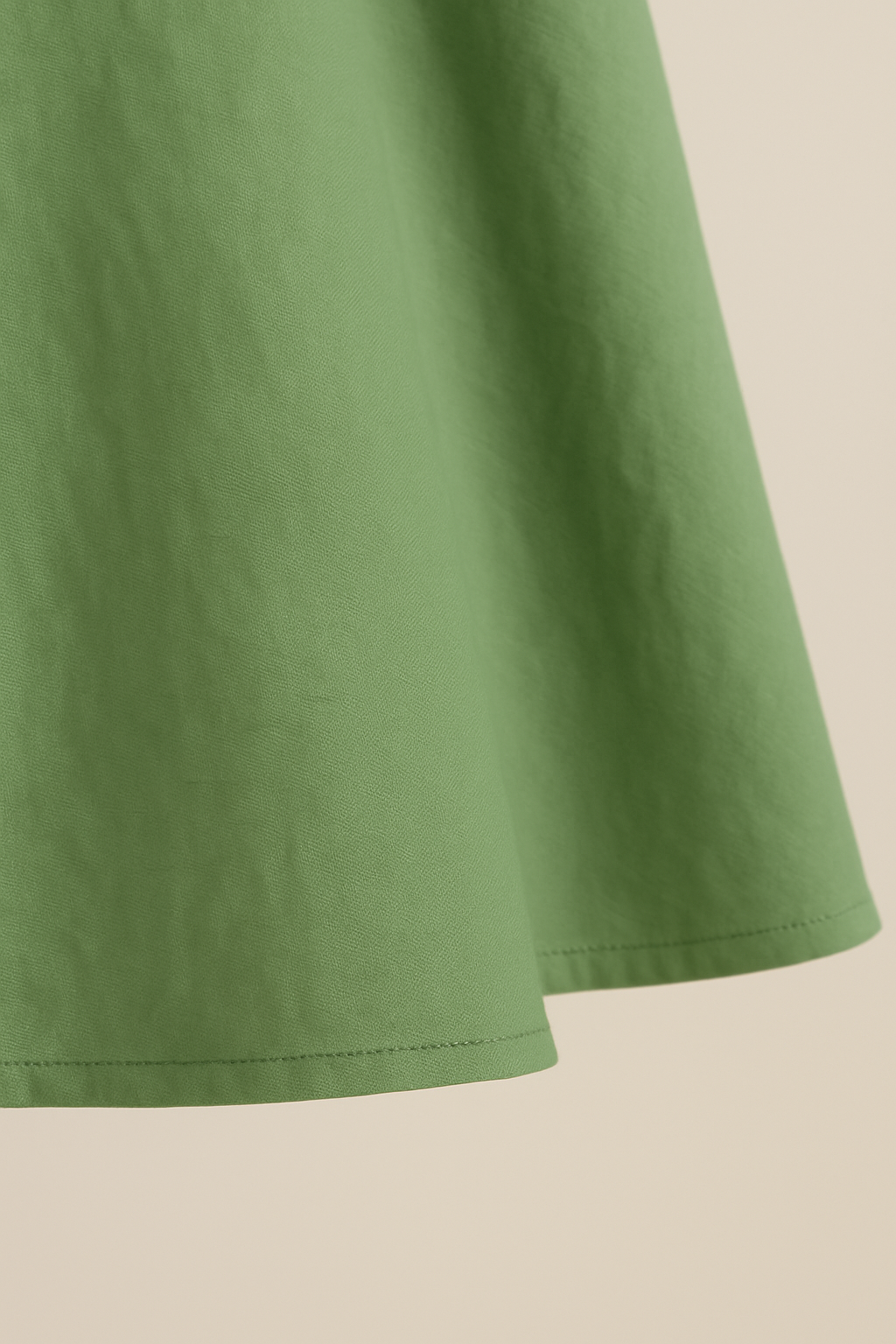 Pure Linen Green Pocket Maxi Dress