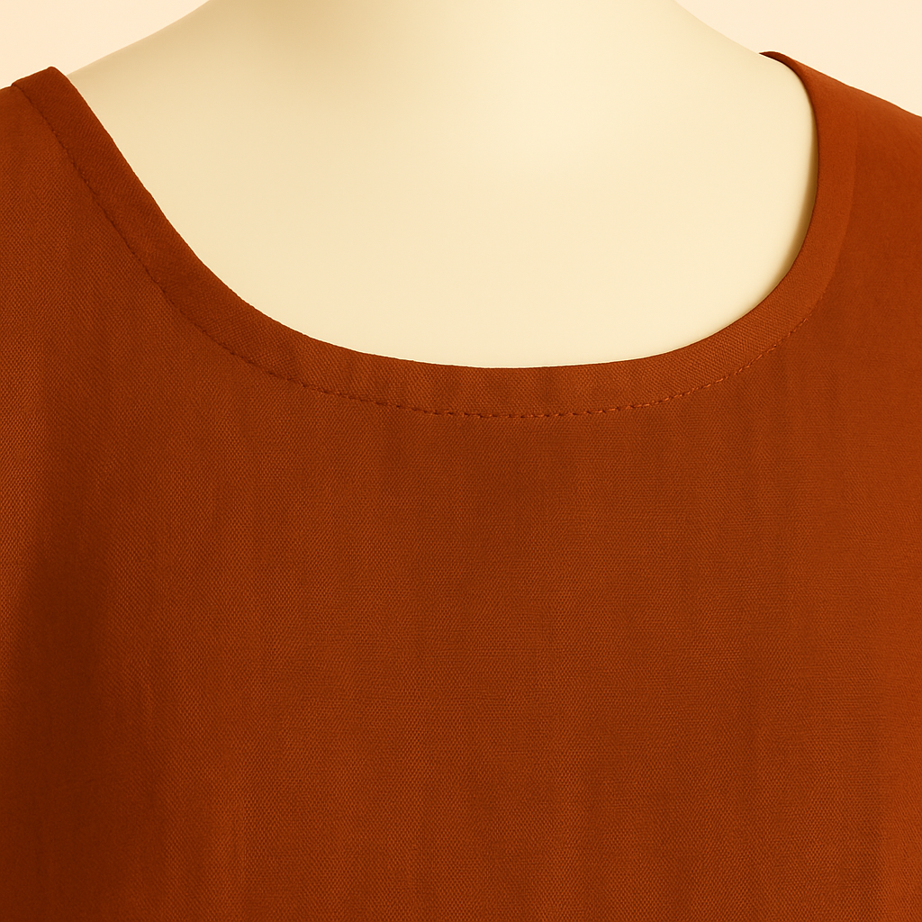 Pure Linen Low Back Dress with Pockets for All time Wear