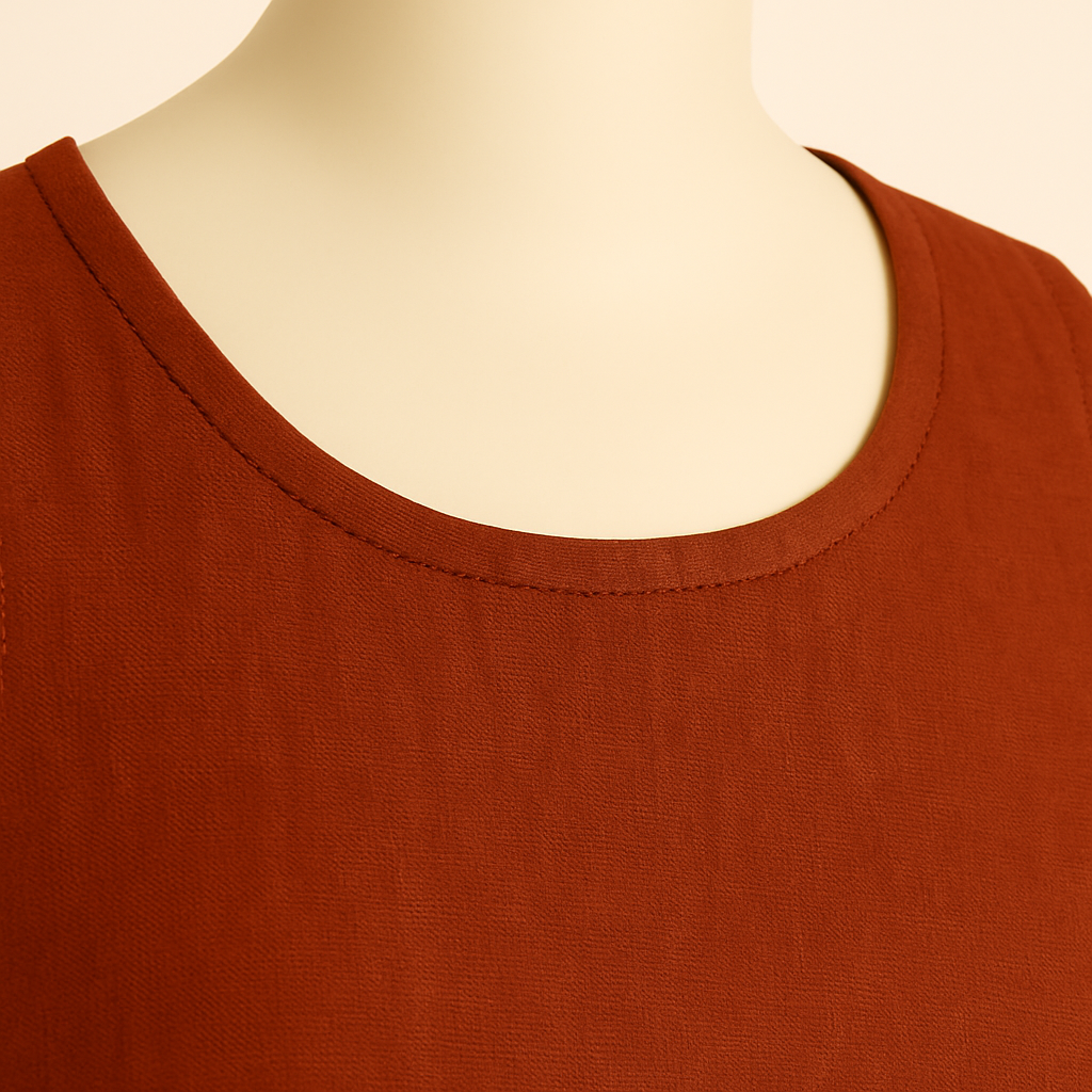100% Linen Sleeveless Midi Dress